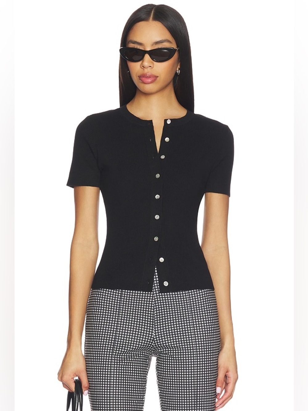 Rails Bonnie Button Front Knit Top